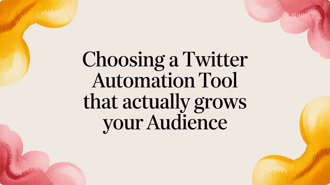 Choosing a Twitter Automation Tool That Actually Grows Your Audience
