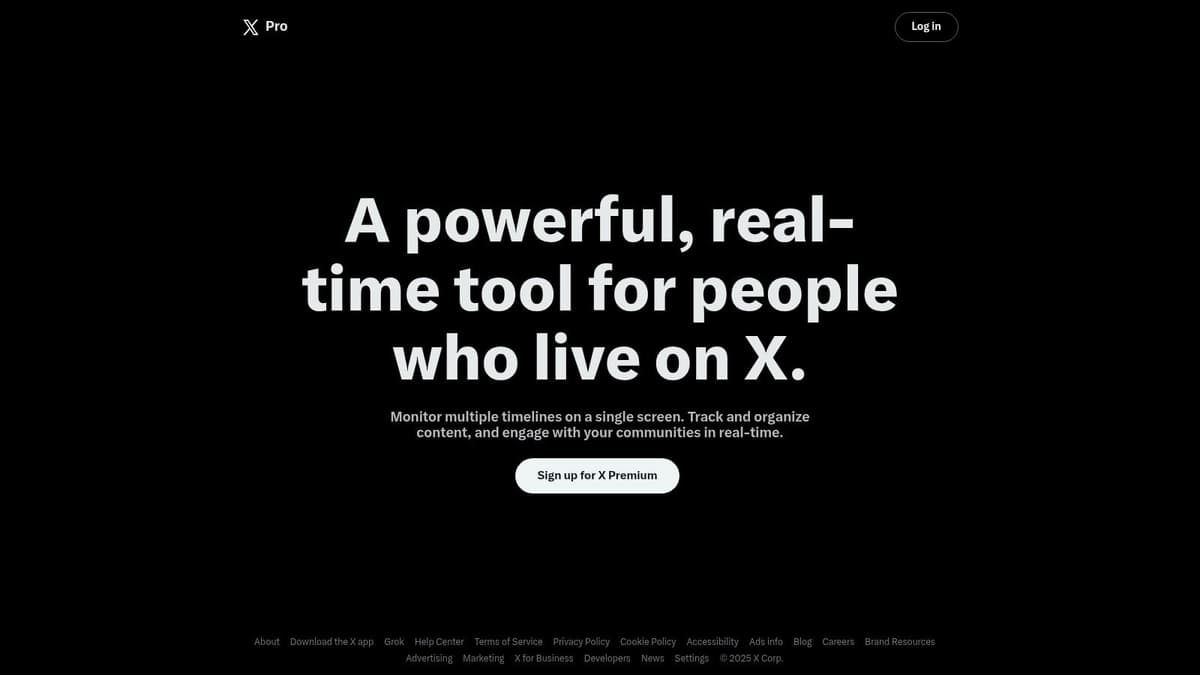 X Pro (formerly TweetDeck)