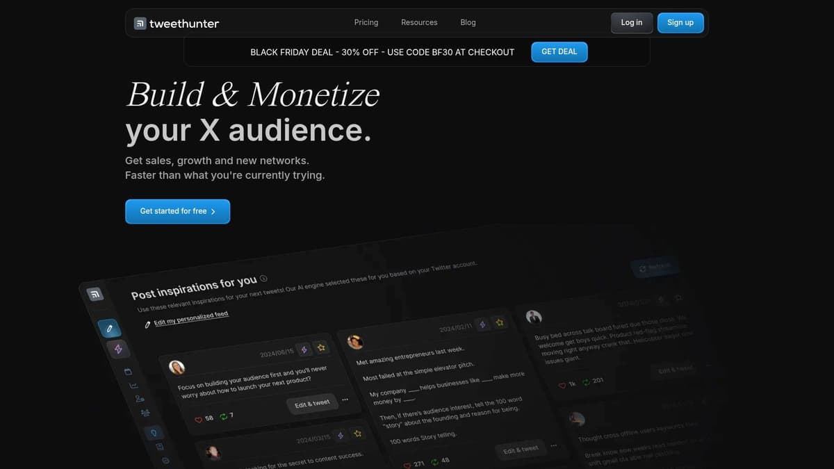 Tweet Hunter