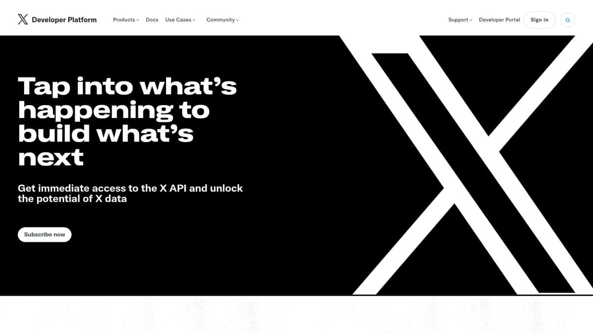 X Developer Platform (API)
