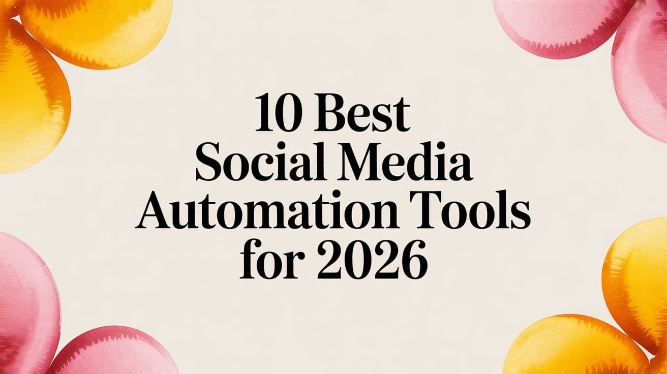 10 Best Social Media Automation Tools for 2026