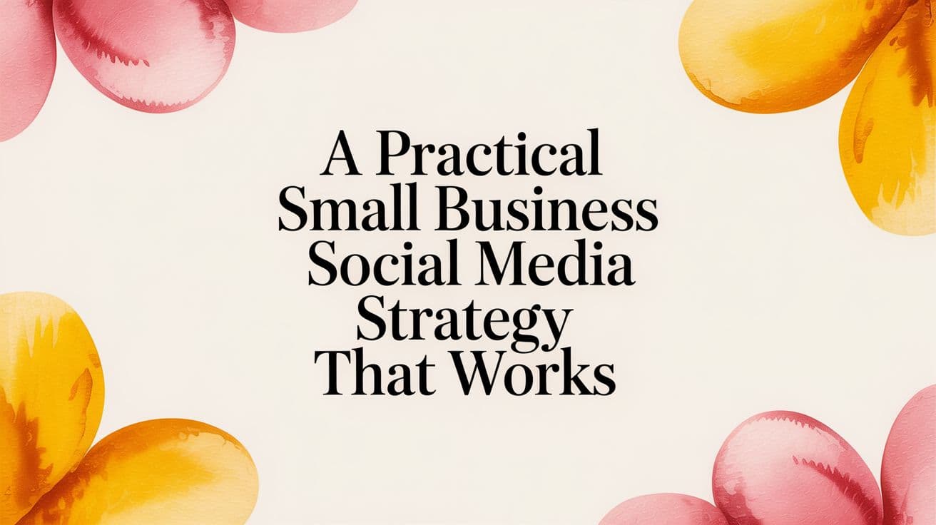 A Practical Small Business Social Media Strategy That Works