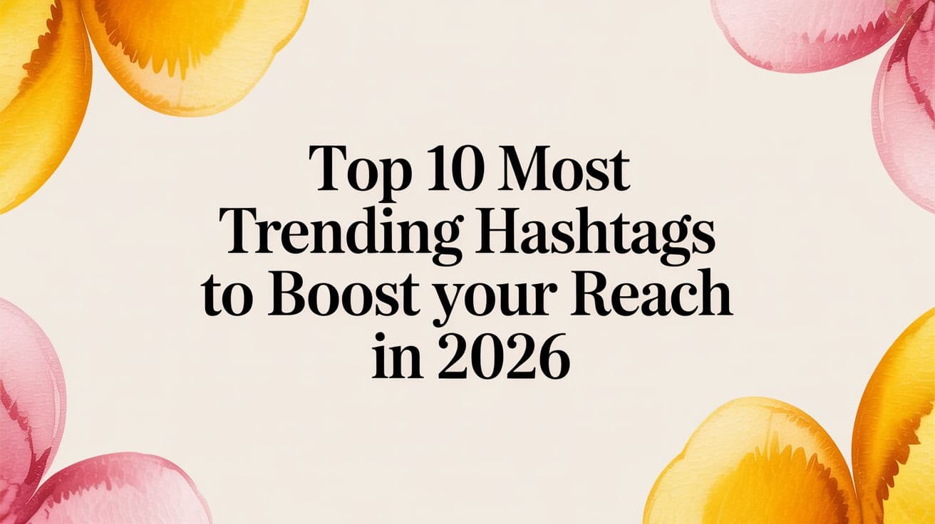 Top 10 Most Trending Hashtags to Boost Your Reach in 2026
