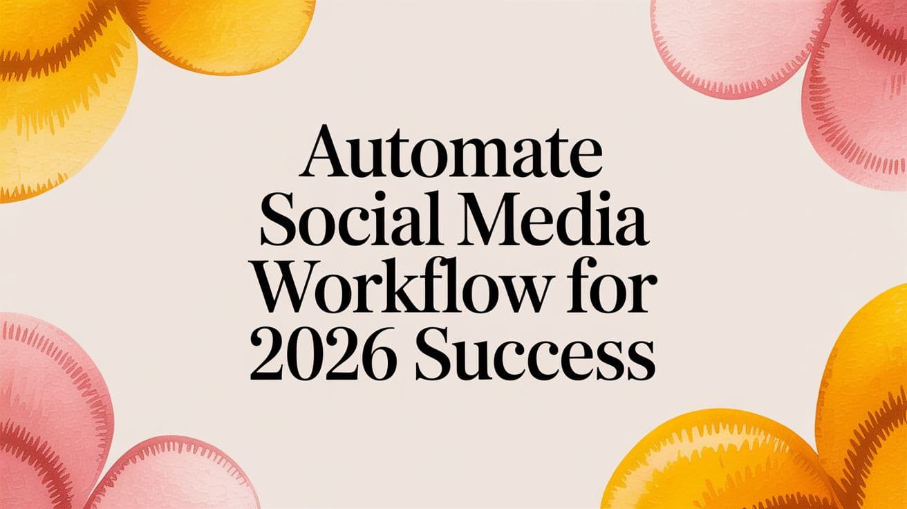 Automate Social Media Workflow for 2026 Success