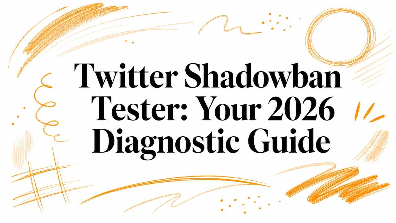 Twitter Shadowban Tester: Your 2026 Diagnostic Guide