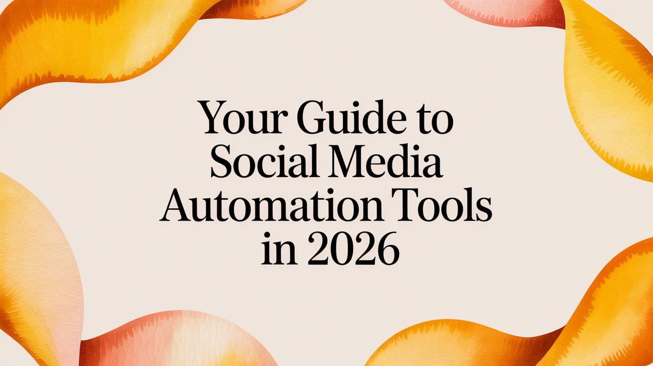 Your Guide to Social Media Automation Tools in 2026