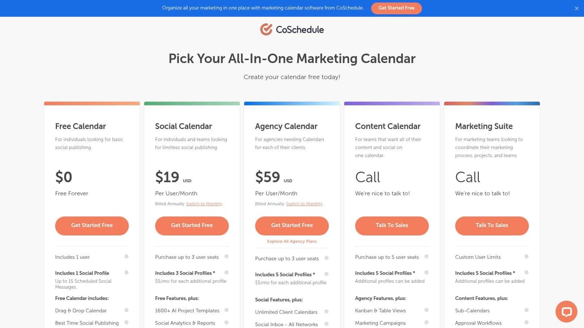 CoSchedule Social Calendar