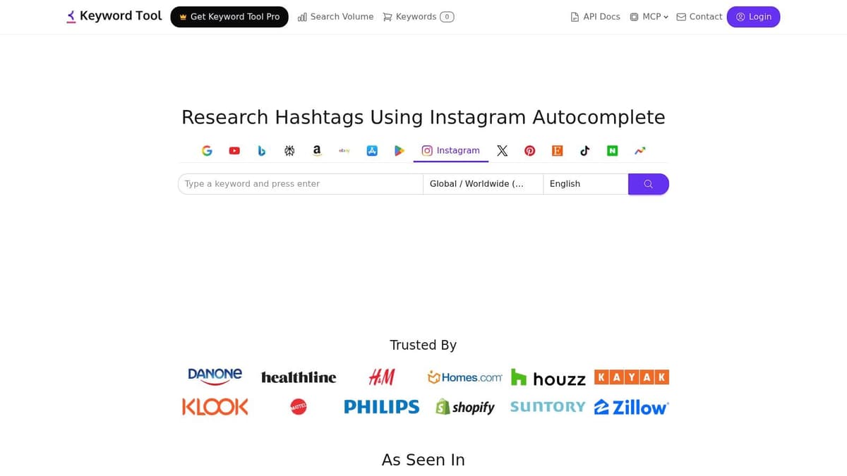 Keyword Tool (Instagram)