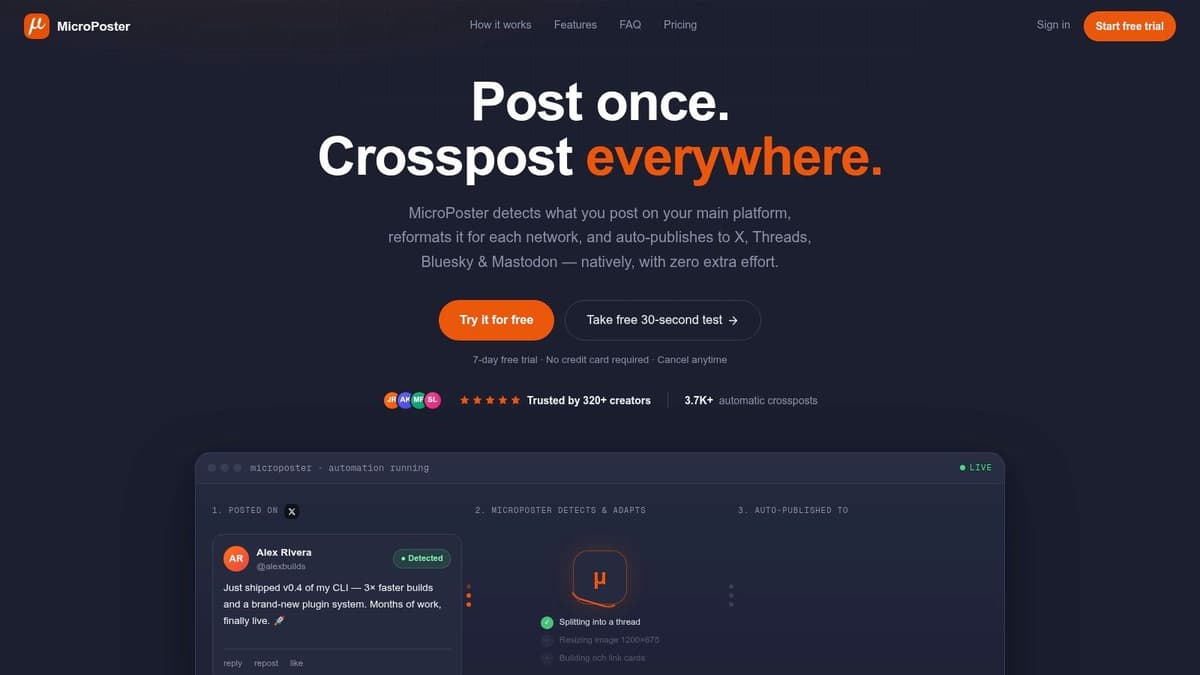 Screenshot from https://microposter.so