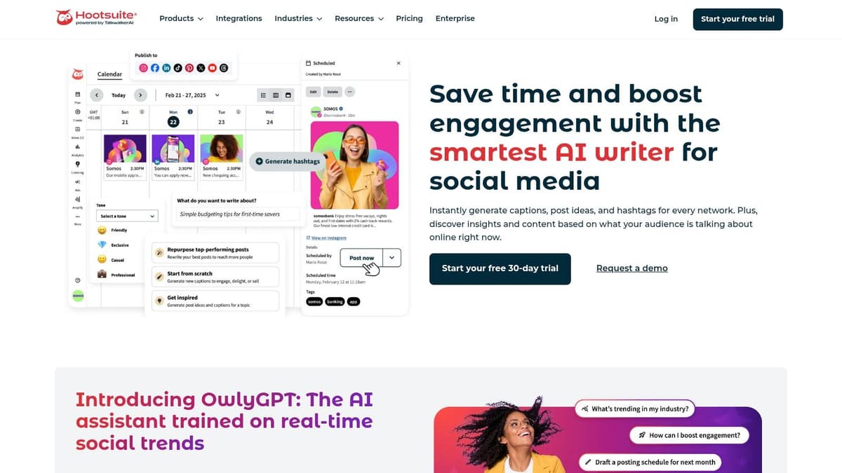 Hootsuite’s OwlyWriter AI
