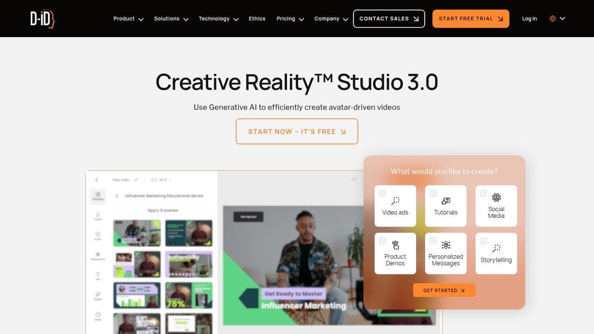 D-ID, Creative Reality Studio